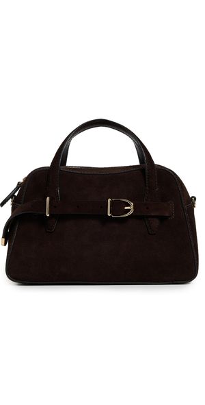 Madewell The Mini Belted Crossbody Bag In Leather Dark Carob One Size