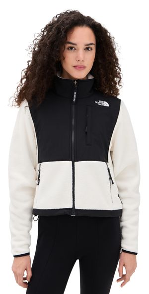 The North Face Retro Denali Jacket White Dune/TNF Black-R XS