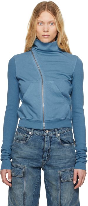 Rick Owens DRKSHDW Blue Hollywood Mountain Sweatshirt