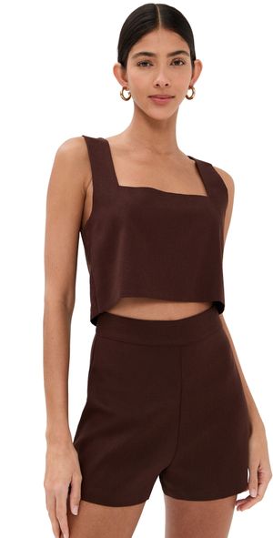LE BOP Desiree Tank Chocolate L