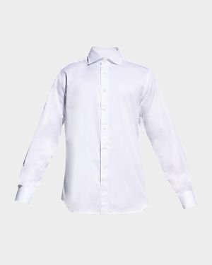 Men's Solid Twill Dress Shirt