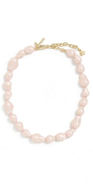 Lele Sadoughi Collector Pearl Necklace Rose One Size
