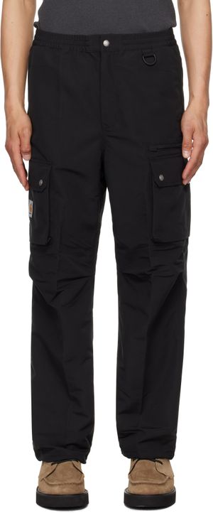 Carhartt Work In Progress Black Irwin Cargo Pants