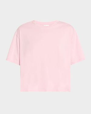 Cali and Carlyn Cropped Pima Cotton Pajama Set