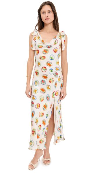 ASTR the Label Allexina Dress Ivory Fruit Cocktail L