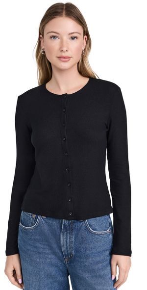 Leset Lauren Classic Cardigan Black L