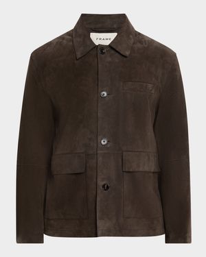 Men's Suede Chore Coat