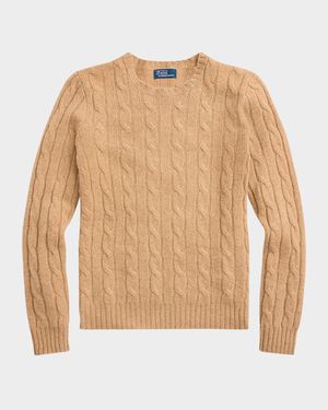 Julianna Cable-Knit Cashmere Sweater