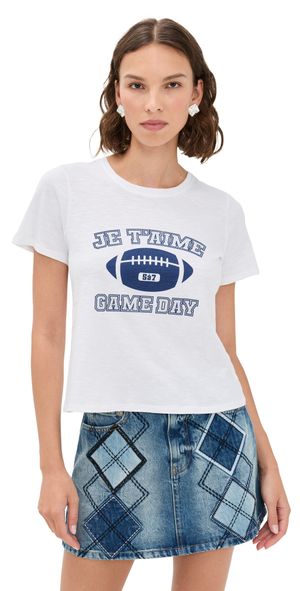 Cinq à Sept Heat Set Game Dayshrunken Tee Varsity Dark Navy XL