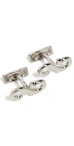 FERRAGAMO Clink Hook Cufflinks Palladio One Size