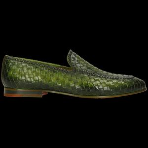 Melvin&hamilton - Mocassins en cuir - Taille 47 - Vert