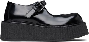 Moschino Black Olivia 1980 Loafers