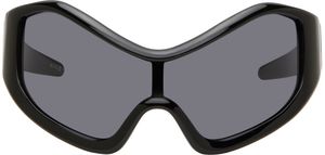 Entire Studios SSENSE Exclusive Black Compound Shield Sunglasses