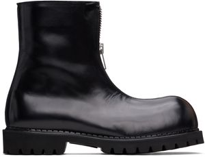 NO IDEA Black Big Foot 2 Zip 2 Layer Boots