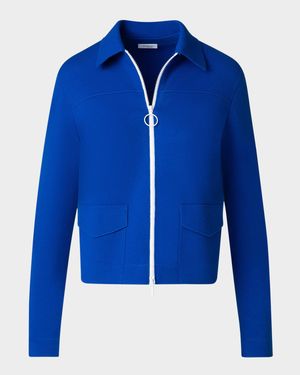 Milano Knit Zip Cardigan