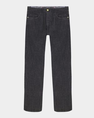 Men's Feragen Denim Straight Fit Five-Pocket Pants