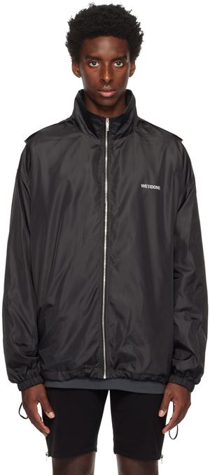 We11done Black Printed Jacket