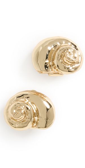 LELET NY Leila Swirl Earrings Gold One Size
