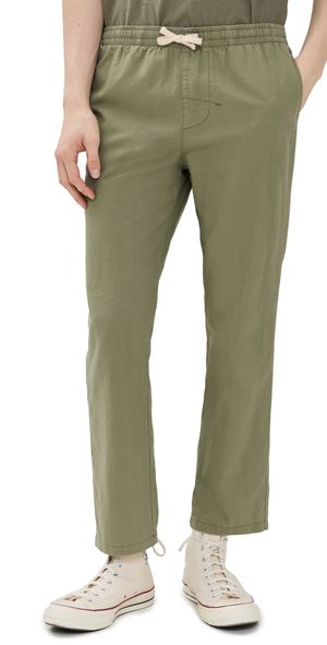 Rhythm Linen Jam Pants Olive 34