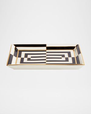 Op Art Rectangle Tray