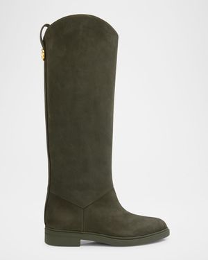 Kilda Suede Knee-High Riding Boots