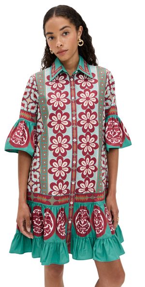 La DoubleJ Choux Dress Pagoda Blue Placee S