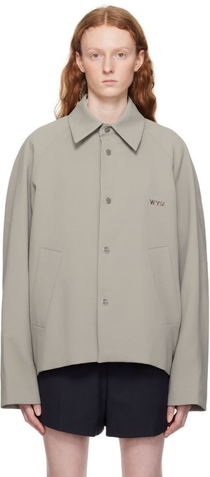 WOOYOUNGMI Blouson kaki à manches raglan