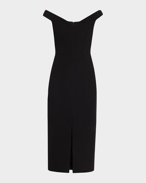 Off-The-Shoulder Sheath Dress