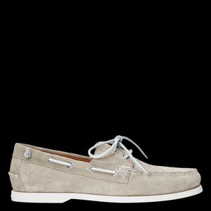 Polo Ralph Lauren - Mocassins en cuir velours - Taille 45 - Blanc
