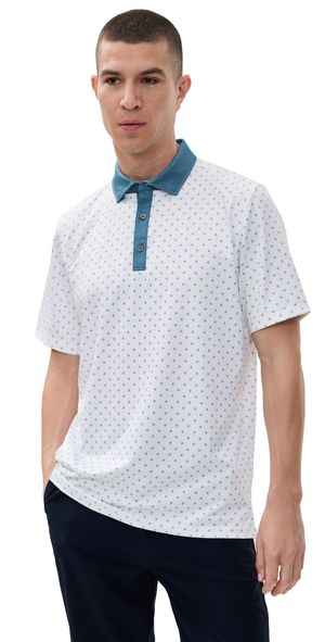 Rhone Golf Sport Polo Blue Stone Foulard XL