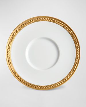 Soie Tressee 24K Gold-Plated Saucer