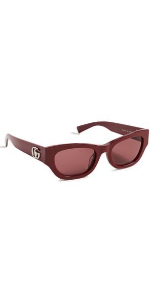 Gucci GG1954SA Sunglasses Burgundy-Burgundy-Red One Size