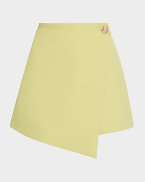Stella Button Wrap Skirt