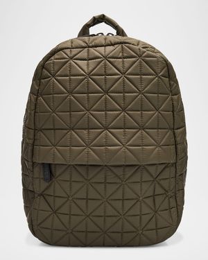 Recycled Nylon & Vegan Leather Backpack
