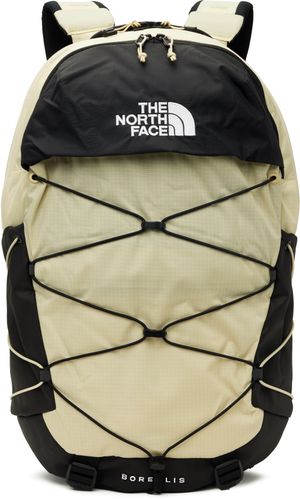 The North Face Beige & Black Borealis Backpack