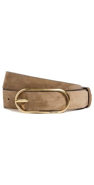 rag & bone Rounded Rebound Belt Black M