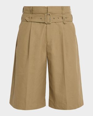 Men's Wide-Leg Multi-Belt Loop Shorts