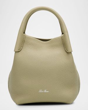 Bale Micro Grain Leather Crossbody Bag