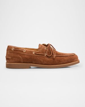 Men's Suede Boat Shoes