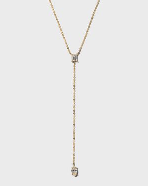 18k Heart and Marquis Lariat