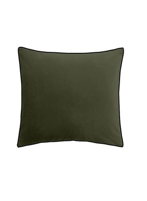 Today Linge De Maison - Coussin carré uni - Taille 45x45 - Vert