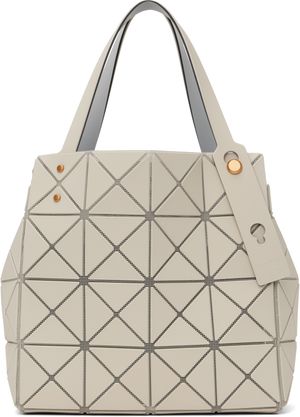 BAO BAO ISSEY MIYAKE Beige Carat Large Bag