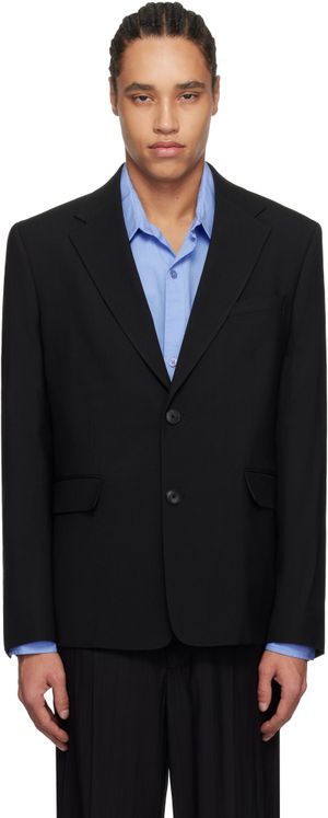 mfpen Black Single Breasted Blazer