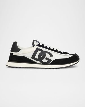 Men's Mixed-Material DG Cushion Sneakers