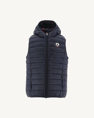 Jott - Doudoune sans manches à capuche enfant djam - Taille 14-15ans - Bleu