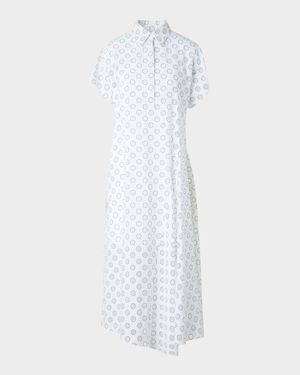 Polka Dot Polo Shirtdress