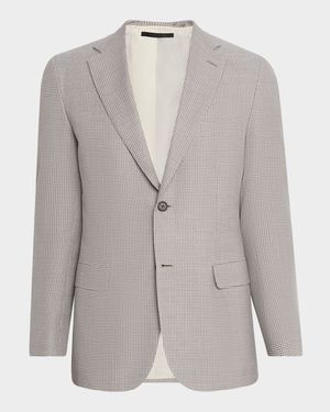 Men's Micro-Check Sport Coat