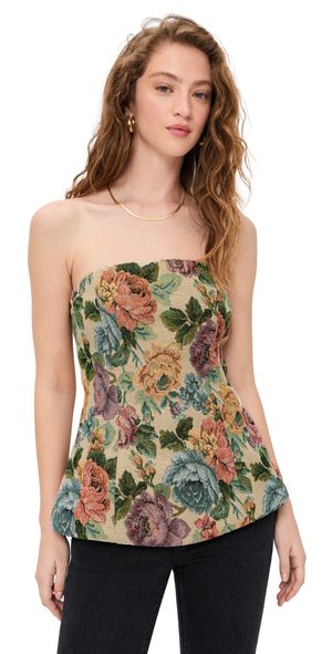 Line & Dot Cambria Top Cream Multi XS