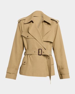Orsina Cropped Trench Coat