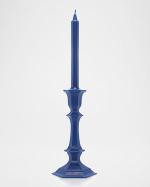 Harcourt Candlestick Candle, Blue